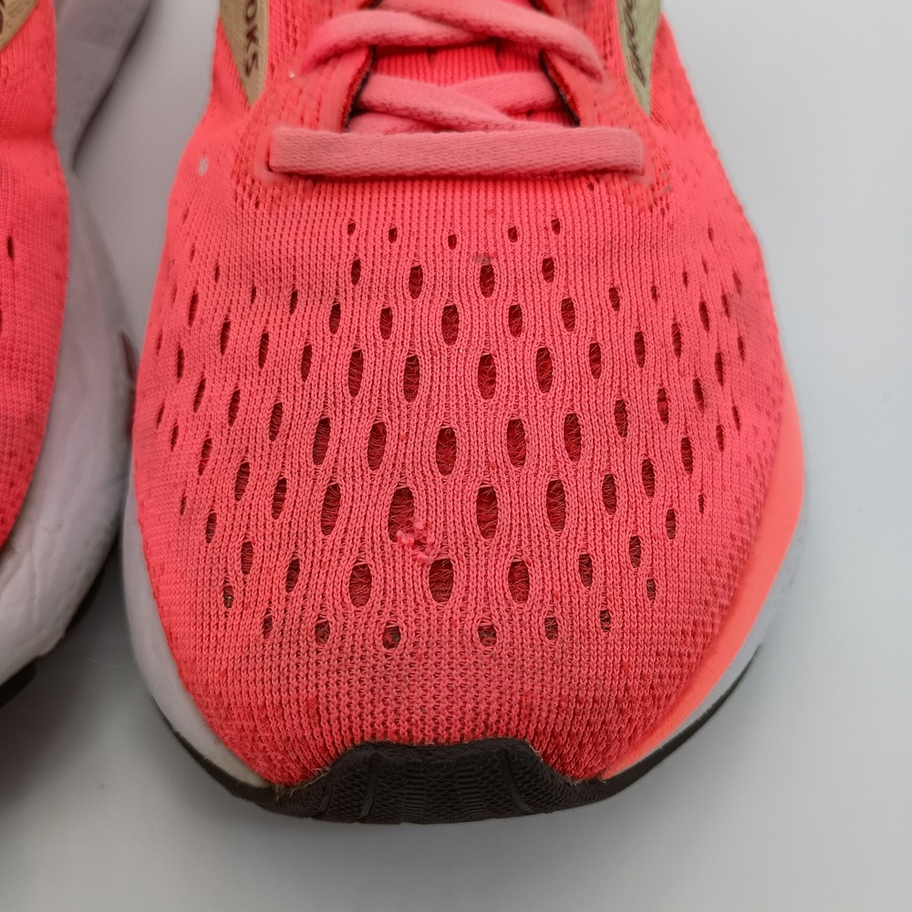 Brooks Ghost 16 Pink Orange Running Shoes Womens 7 Medium - Picture 3 of 10